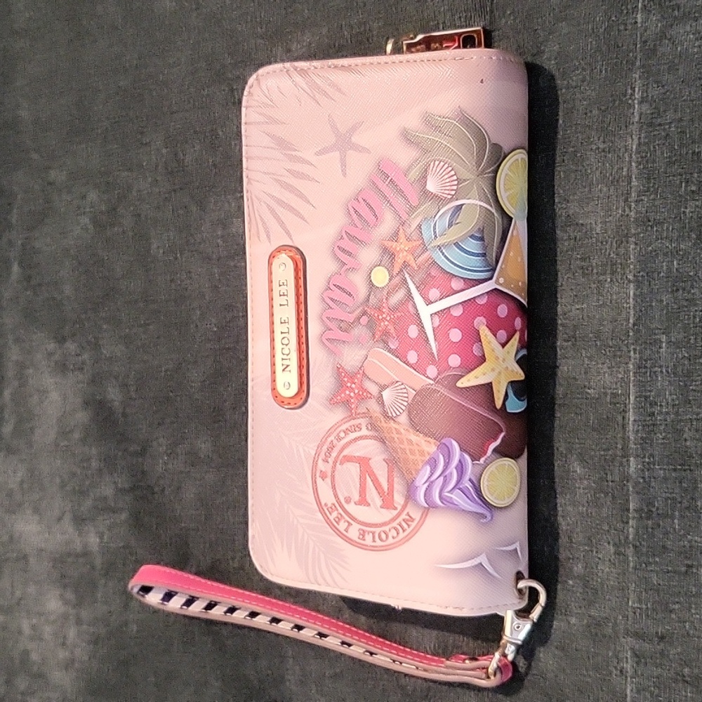 Nicole Lee GUC wallet - bright fun colors